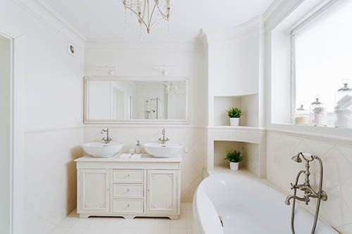 Bathroom in the french style